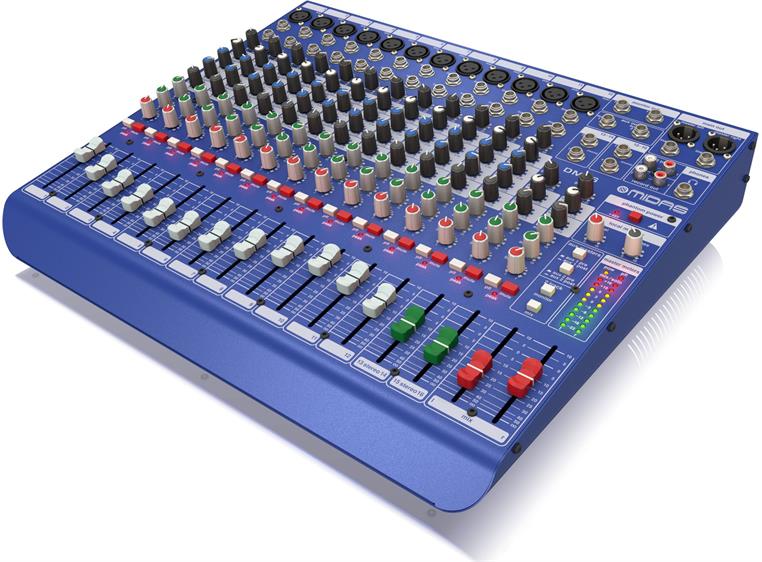 Midas DM16 16 Input Analogue Live and Studio Mixer with Midas Preamps
