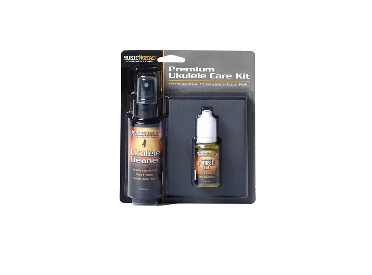 Music Nomad MN142 Premium Ukulele Care Kit 3 Pieces 