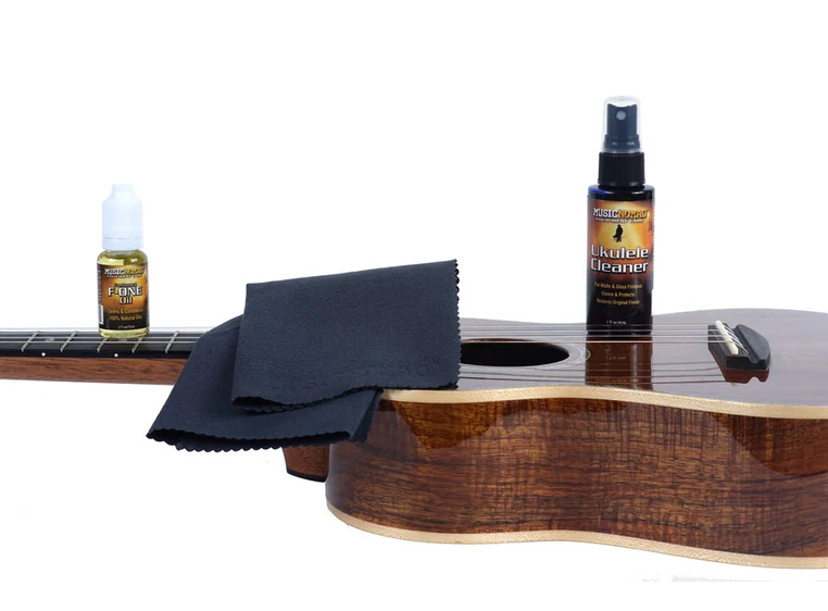 Music Nomad MN142 Premium Ukulele Care Kit 3 Pieces 