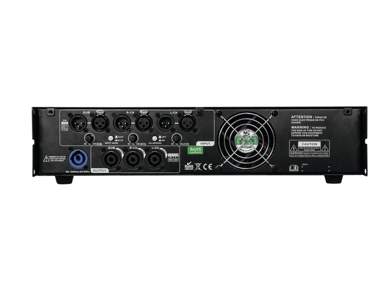 OMNITRONIC A-3603 Class-D 2.1 Amplifier 