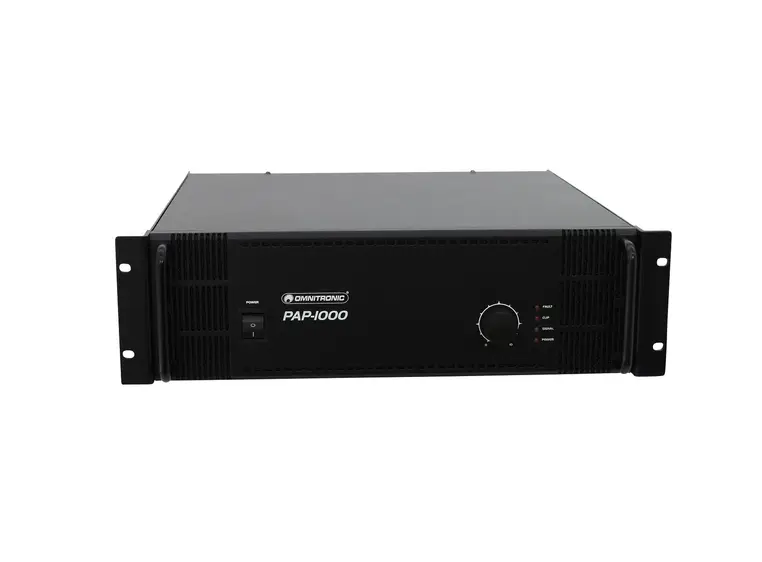 OMNITRONIC PAP-1000 PA Amplifier 