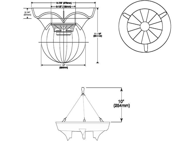 OMNITRONIC WP-10H Ceiling Speaker 