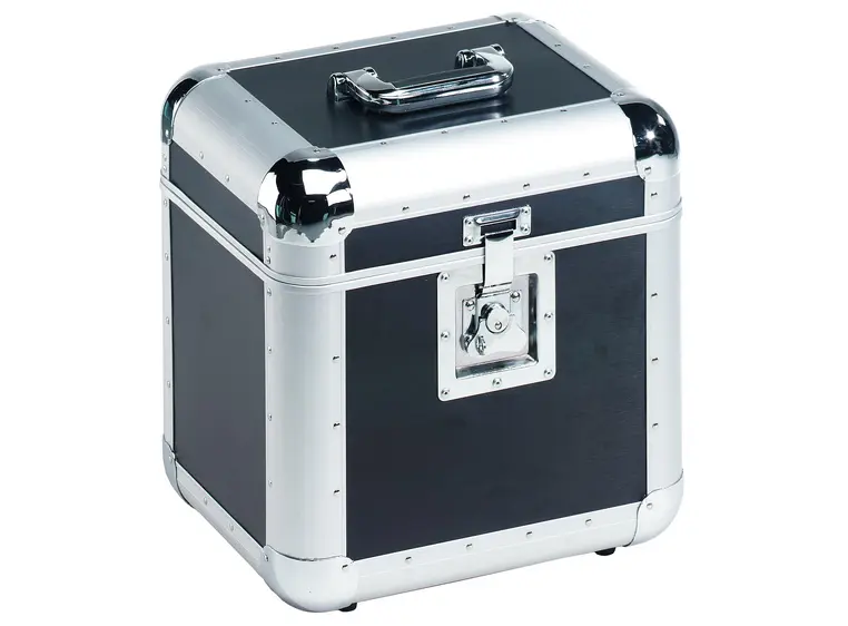 ROADINGER Record case ALU 75/25, rounded, bk 