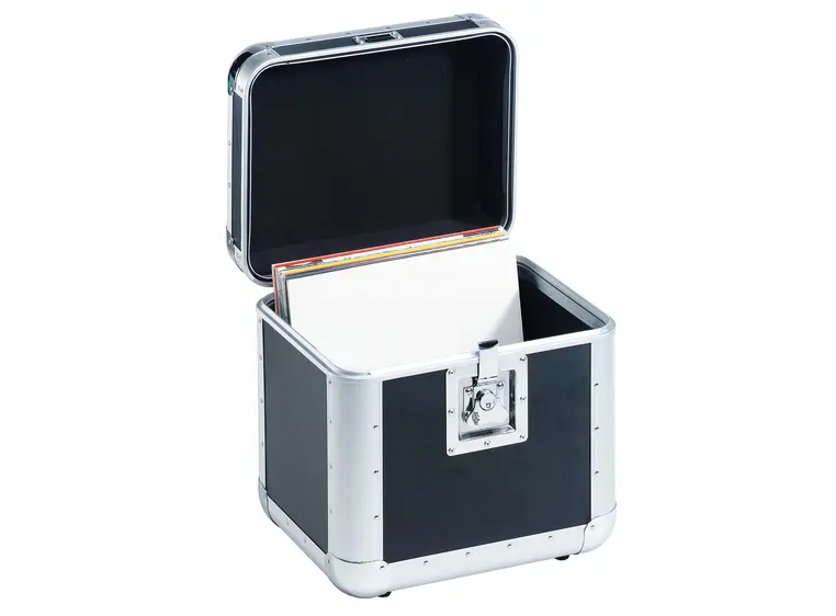 ROADINGER Record case ALU 75/25, rounded, bk 