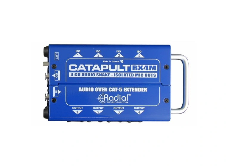 Radial Catapult RX4M Receiver, mic level 