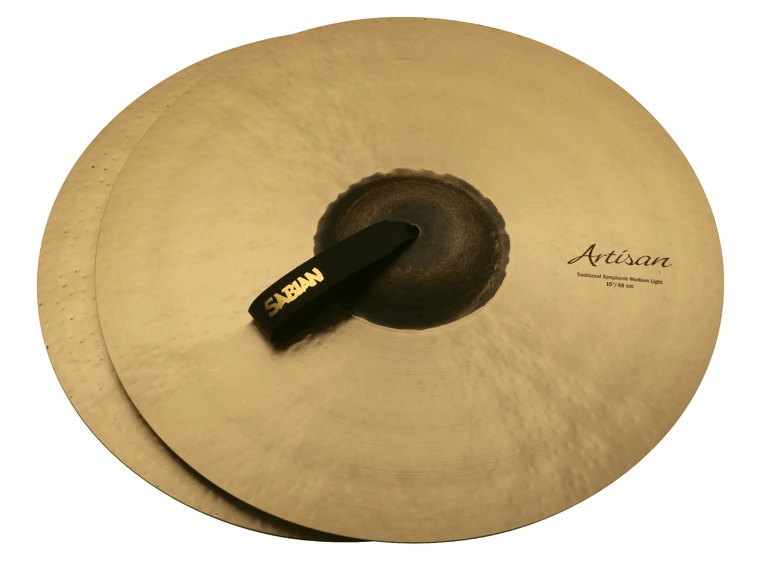 Sabian 19" Artisan Traditional Symphonic Medium Light Pair A1956 