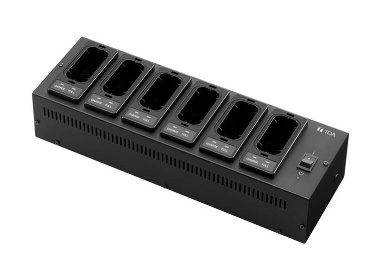 TOA BC-5000-6 Batterilader for 6x Trådløse mikrofoner WM-5000