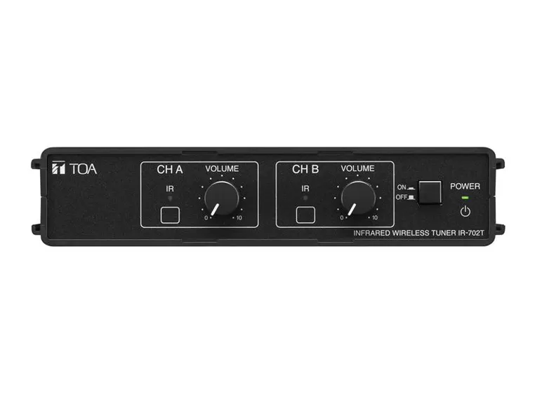 TOA IR-702T Infrarød mik.mottager, 2 kanal 