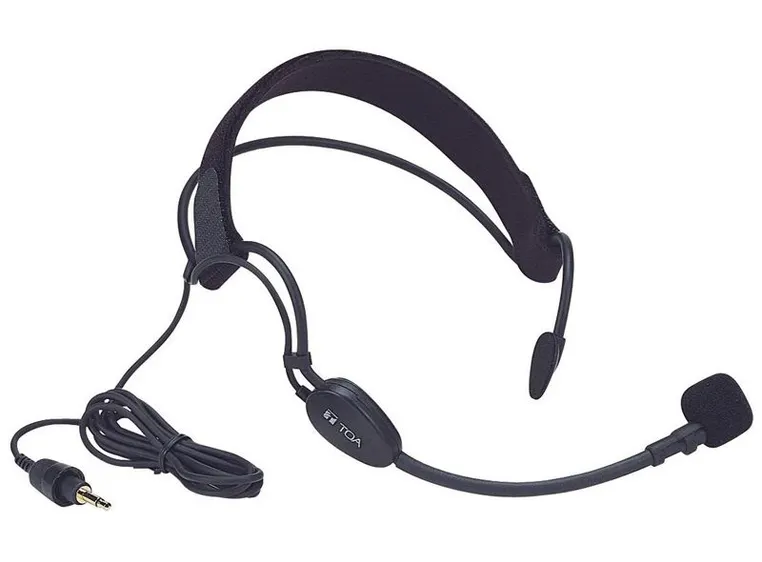 TOA WH-4000A Hodebøylemikrofon minijack, sort, aerobic 