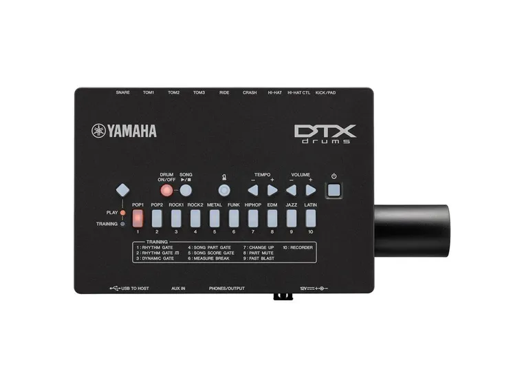 Yamaha DTX452K digitalt trommesett 10 trommesett, 10 opplæringsfunksjoner 