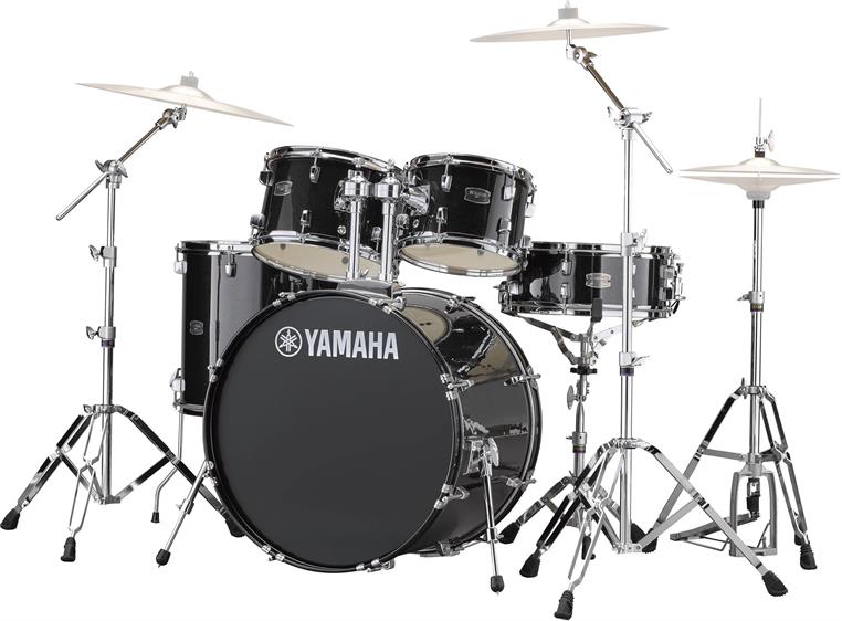 Yamaha Rydeen Trommer m/hardware Black Glitter (20, 14, 12, 10, 14)