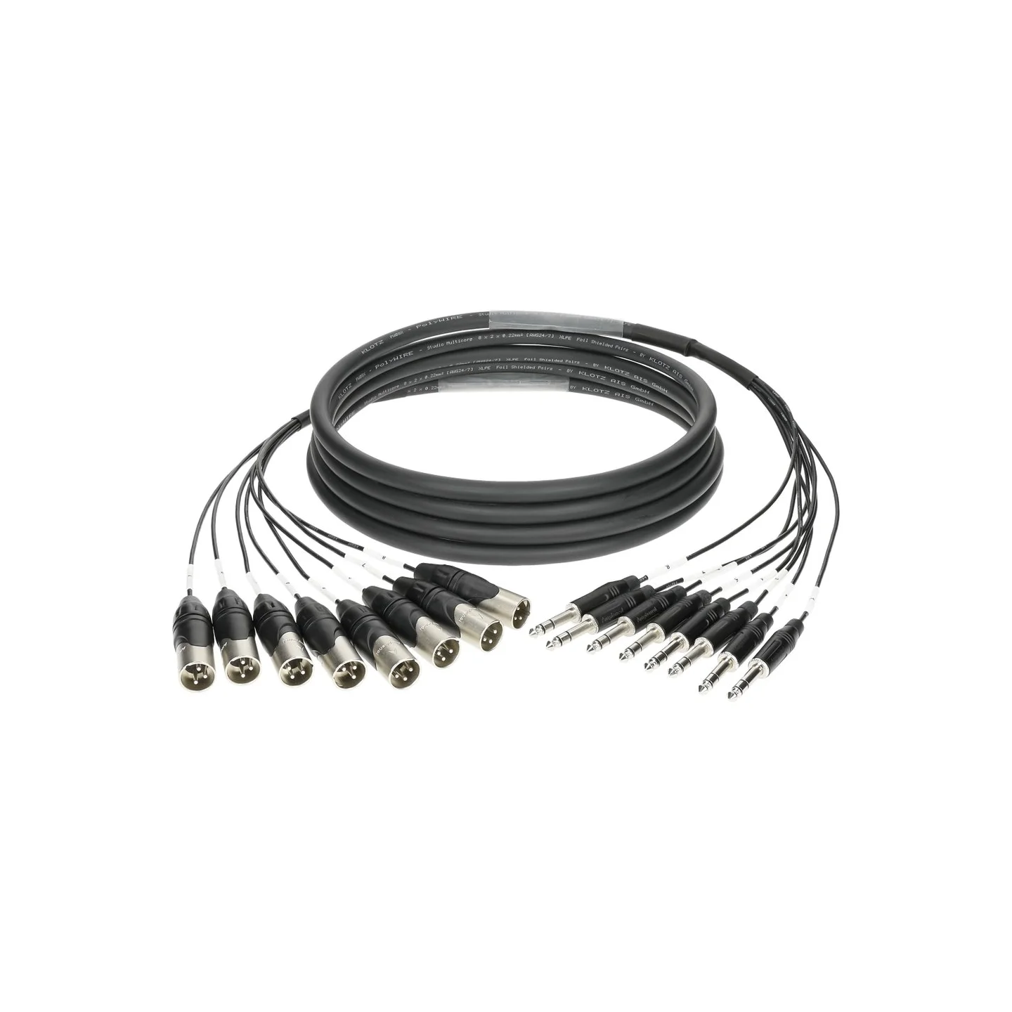 Klotz S08MPA04 8 kan Multilink XLRM/Stj. 4 m