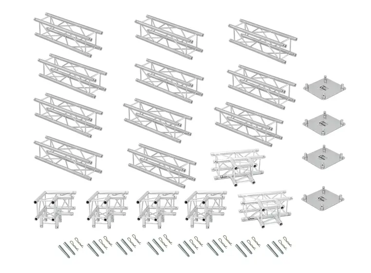 ALUTRUSS Truss set QUADLOCK 6082 Rectangle 7.71x4x3.5m (WxDxH) 