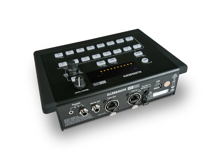 A&H ME-500 16 mono/stereo kanalers personlig mikser 