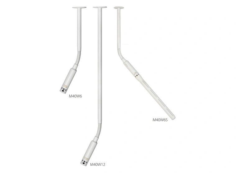 Audix M40W6S Ceiling Gooseneck Mic Shotgun, Condenser 