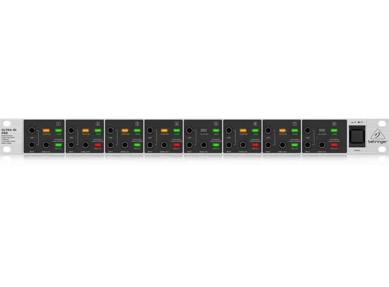 Behringer DI800 V2 ULTRA-DI PRO Professional 8-Channel DI-Box 