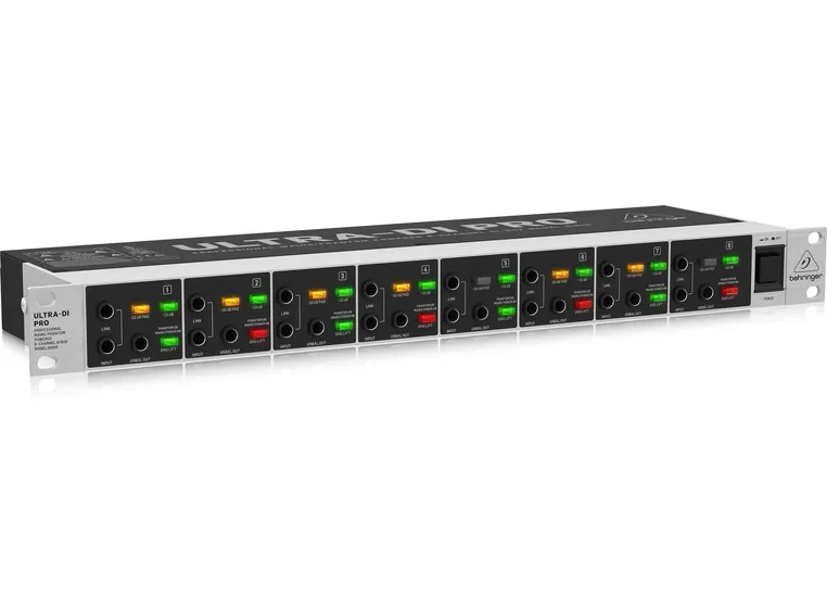 Behringer DI800 V2 ULTRA-DI PRO Professional 8-Channel DI-Box 