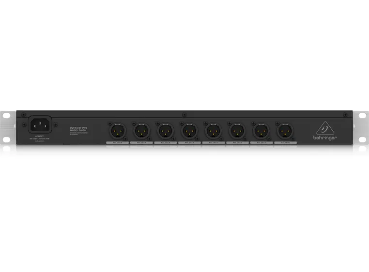 Behringer DI800 V2 ULTRA-DI PRO Professional 8-Channel DI-Box 