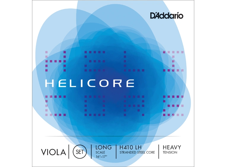 D'Addario H410LH Viola Strings Helicore Set coiled (4-string) 