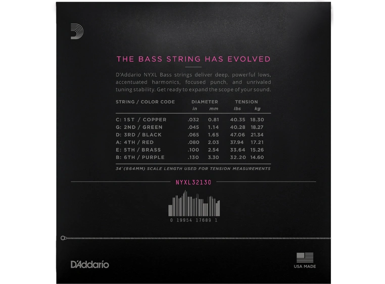 D'Addario NYXL32130 (032-130) 