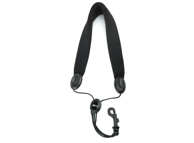 D'Addario SJA18 Padded Saxophone Strap Soprano/Alto Sax, Snap Hook 
