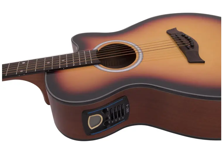 Dimavery AW-400 Westerngitar, sunburst 