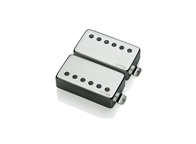 EMG-57/66-BRC Pickup set Humbucker aktiv Brushed Chrome 