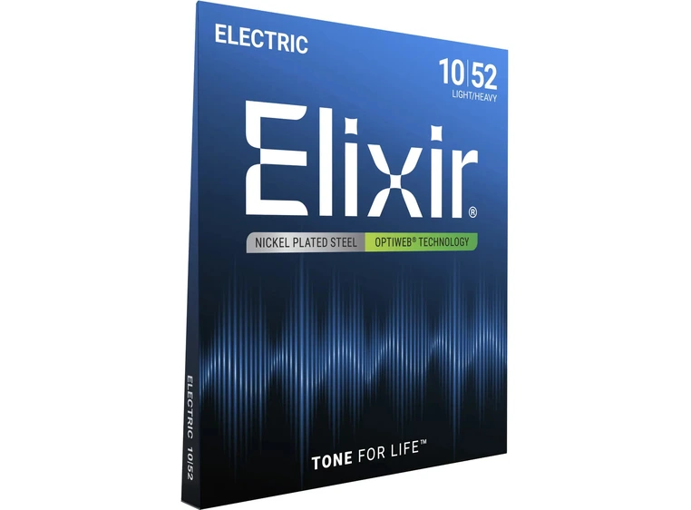Elixir Optiweb Electric Nickel Plated (010-052) 19077 
