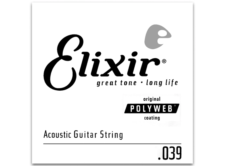 Elixir PWA39 Polyweb Acoustic .039 13139 
