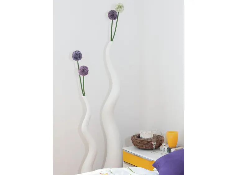 Europalms Design vase WAVE-125, white 