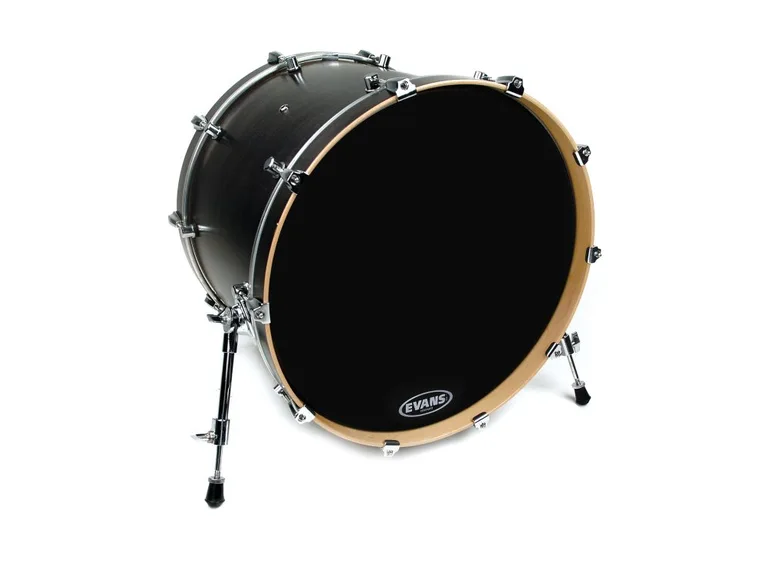 Evans BD18RB-NP 18 EQ3 Resonant Black Basstrommeskinn 