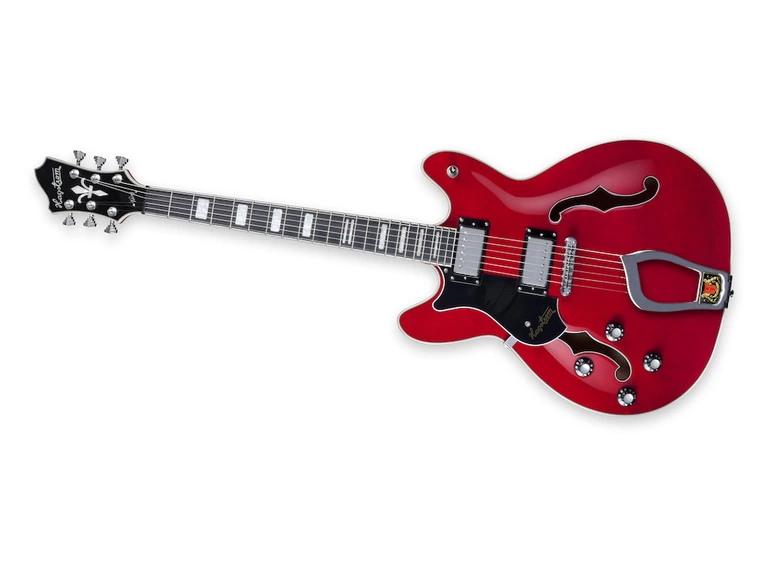 Hagstrom Viking Lefthand Wild Cherry Transparent 