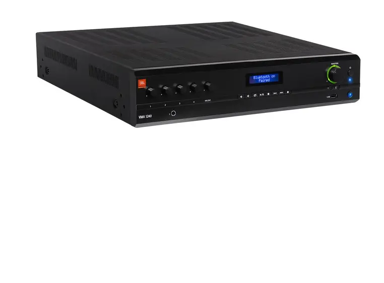 JBL VMA1240 - mikserforsterker 1x240W 5 innganger, Bluetooth, USB 
