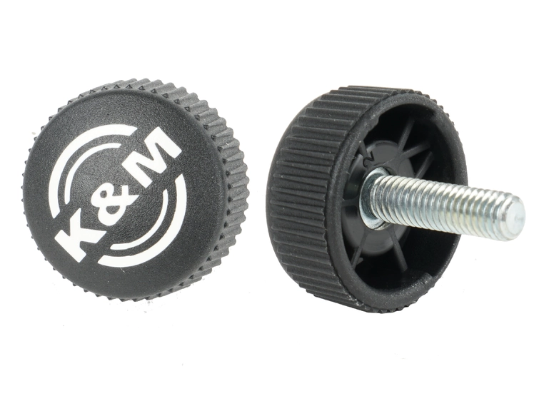 K&M 01-82-948-55 Skrue M6x22 mm Riflet skruehode med logo 