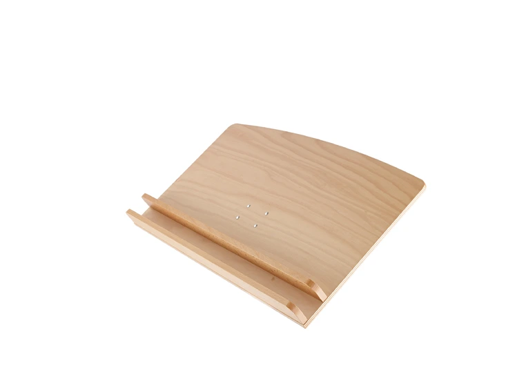 K&M 12334 Orchestra conductor stand desk beech nature, 2 shelves. 800 x 465 mm 