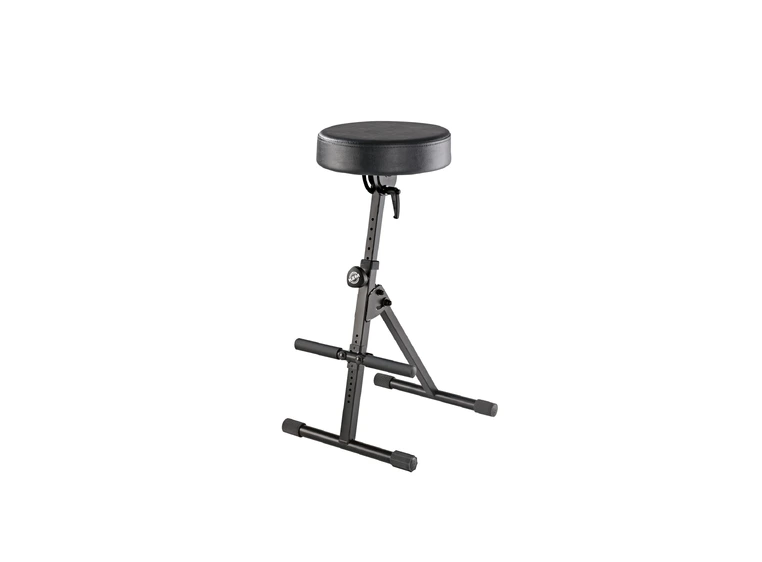 K&M 14060 Stol. Sort imitert skinn 
