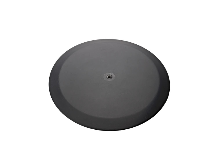 K&M 26700 Rund base, strukturert Sort Flat rund base, M20, ø 450 mm 