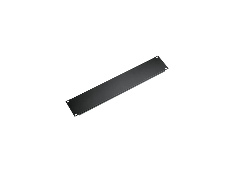 K&M 49413 Panel, 3U black Steel panel, black 