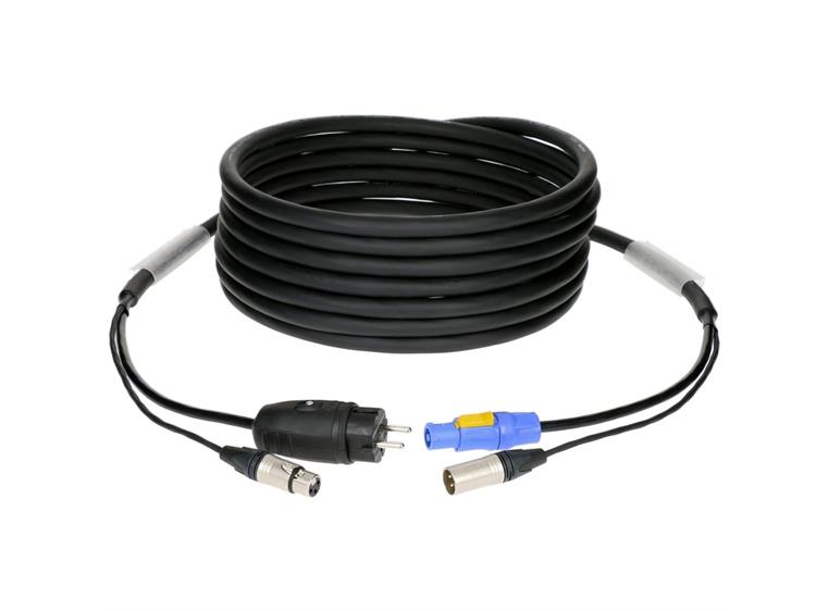 Klotz H1A33NP005 hybrid XLR M/F Powercon A (blue)/Schuko cable plug 5m