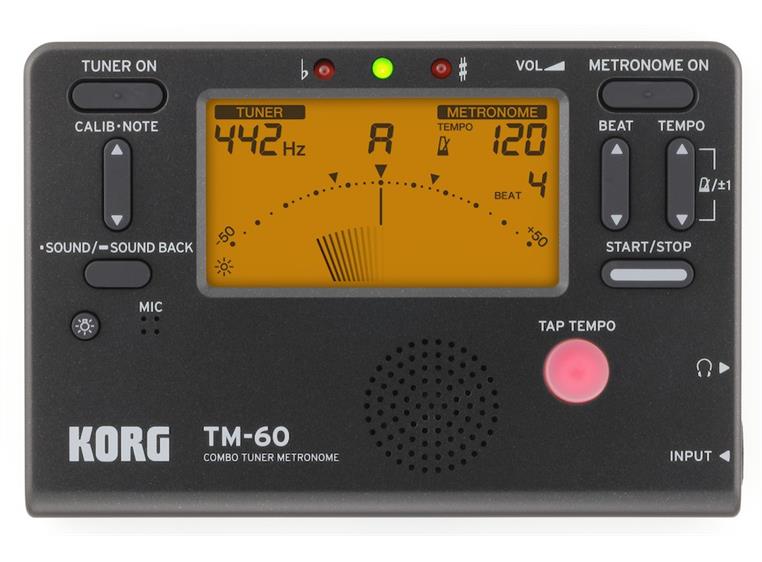 Korg TM60-BK Tuner / meteronome