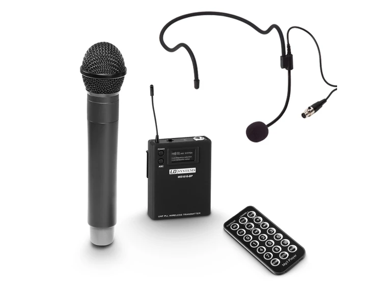 LD Systems ROADBUDDY 10 HBH 2 863-865Mhz Batteri, Bluetooth, trådløs bøyle og mik 