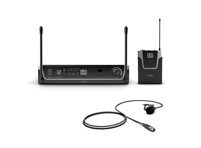 LD Systems U306 BPL Wireless Microphone System with Bodypack and Lavalier Mic