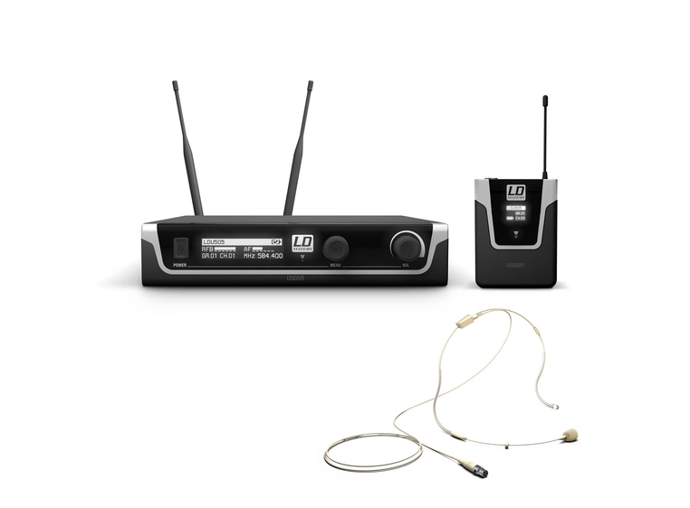LD Systems U505 BPHH Wireless Headset beige 