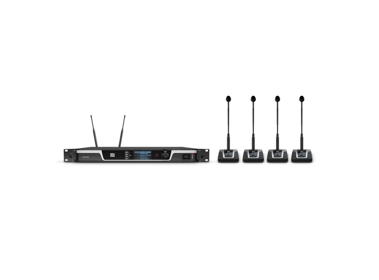 LD Systems U508 CS 4 4-Channel Wireless Conference System 