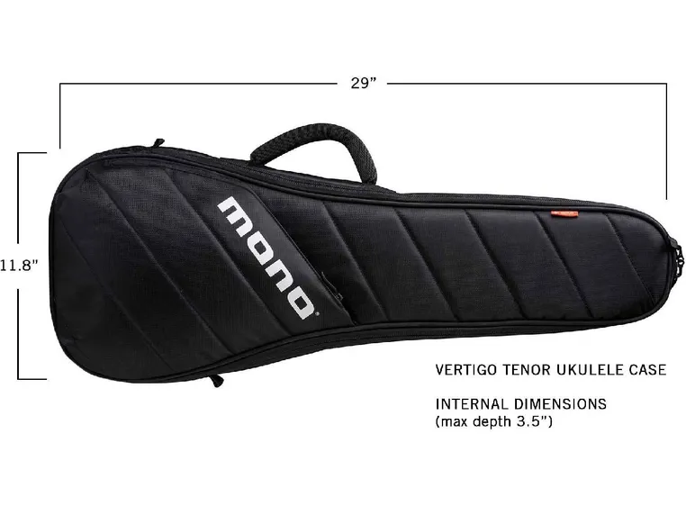 MONO CASE M80 Ukulele Tenor, Black (M80-VUT-BLK) 
