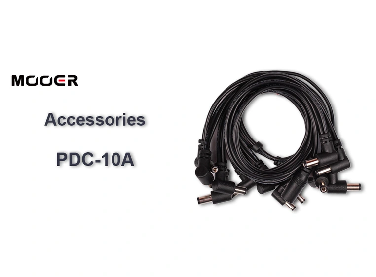 Mooer PDC10A Multi-plug 10 Cable (elbow) 