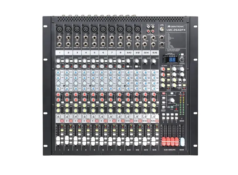 OMNITRONIC LMC-2642FX USB Mixing Console 