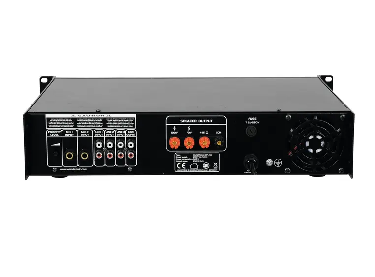 OMNITRONIC MP-250 PA Mixing Amplifier 