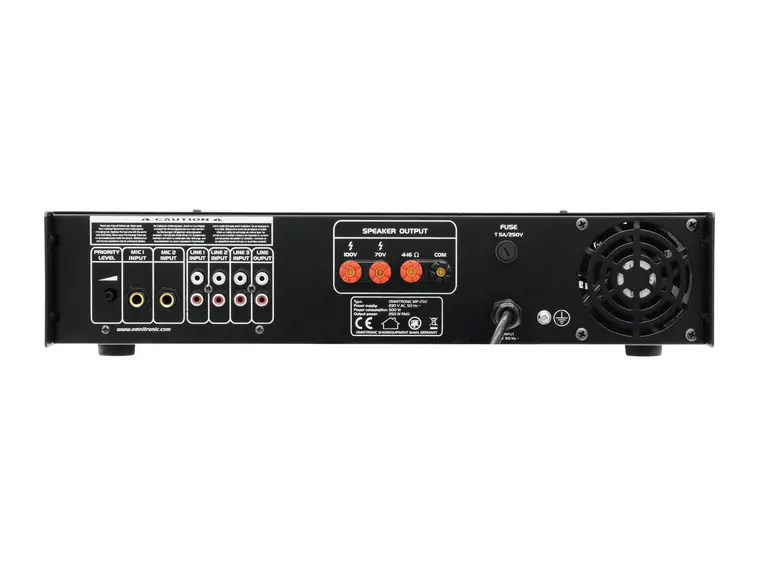 OMNITRONIC MP-250 PA Mixing Amplifier 