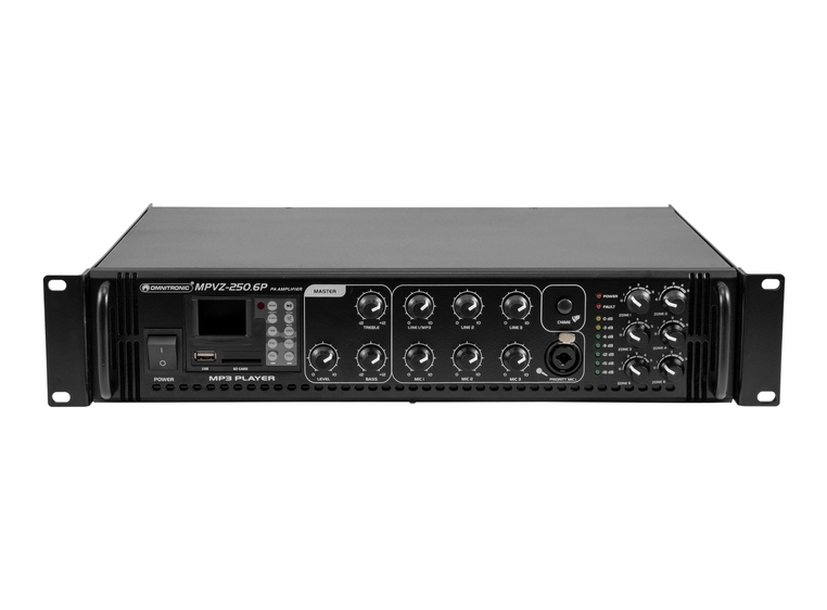 OMNITRONIC MPVZ-250.6P PA Mixing Amp 